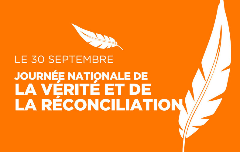 Le 30 septembre : Journée de la vérité et réconciliation